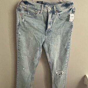 Gap Light Wash Distressed Jeans